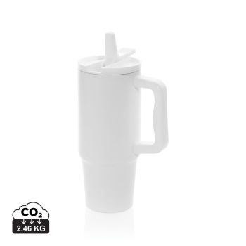Embrace nepretekajúci tumbler z recykl. nerez. ocele 900ml biela