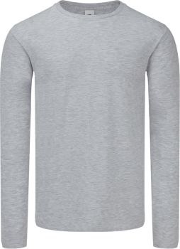 F.O.L. | Tričko s dlouhým rukávem heather grey XL
