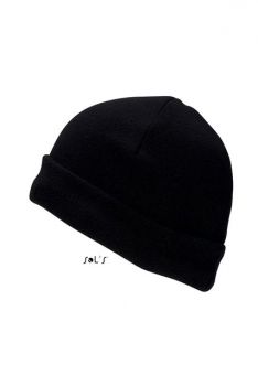 SOL'S SERPICO 55 - UNISEX FLEECE HAT Black 55