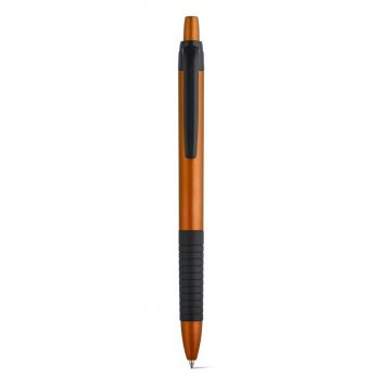 CURL. Guľôčkové pero s kovovým povrchom Oranžová