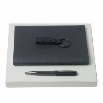 Set Hamilton Black (ballpoint pen, note pad A4 & usb stick)