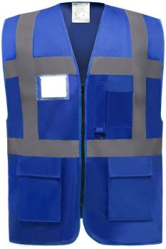 Yoko | Hi-Vis multifunkční vesta royal blue S