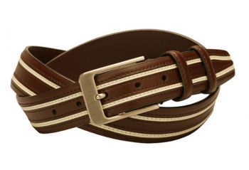 Tessa leather belt brown