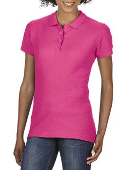 SOFTSTYLE® LADIES' DOUBLE PIQUÉ POLO Heliconia S