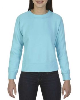 LADIES' CREWNECK SWEATSHIRT Lagoon Blue XL