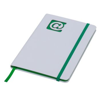 AT NOTE zápisník se čistými stranami 130x210 / 160 stran,  zelená/bílá