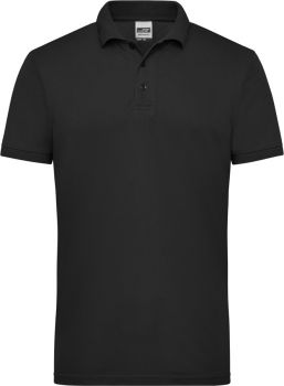 James & Nicholson | Pánské pracovní piqué polo black M