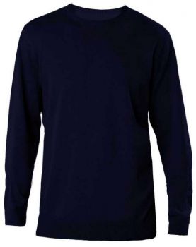 MEN'S CREW NECK JUMPER Navy M