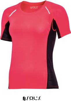 SOL'S | Dámské sportovní tričko Interlock neon coral XXL