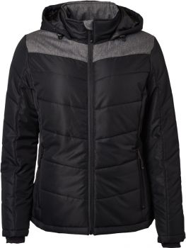 James & Nicholson | Dámská zimní bunda black/anthracite melange L