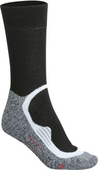 James & Nicholson | Sportovní ponožky dlouhé black/black 39-41