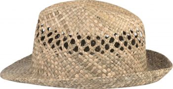 BRAIDED PANAMA HAT Natural 57