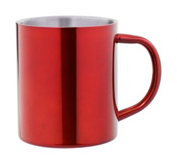 Yozax hrnček red , silver