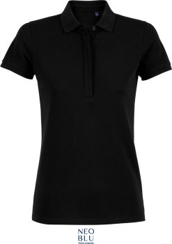 NEOBLU | Dámské piqué polo deep black S