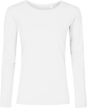 Promodoro | Dámské tričko s dlouhým rukávem - X.O white XS