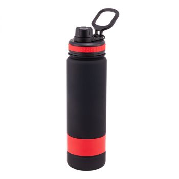 FACILE sportovní lahev 900 ml,  červená/černá