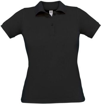 B&C | Dámské piqué polo black M