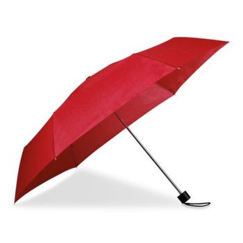 11029. Kompaktný dáždnik Červená