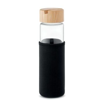 TINAROO Skleněná láhev 600 ml black