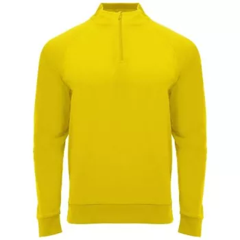 Epiro dětská mikina s dlouhým rukávem a čtvrtinovým zipem 200 g/m² Žlutá 8