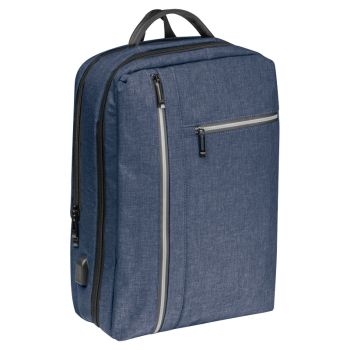 Nepremokavý nylonový batoh modrá