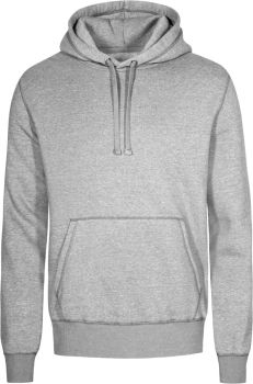 Promodoro | Pánská mikina s kapucí "X.O" heather grey L