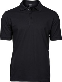 Tee Jays | Pánské luxusní elastické piqué polo z těžké bavlny black L