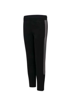 KID'S KNITTED TRACKSUIT PANTS Black/Gunmetal Grey 5/6