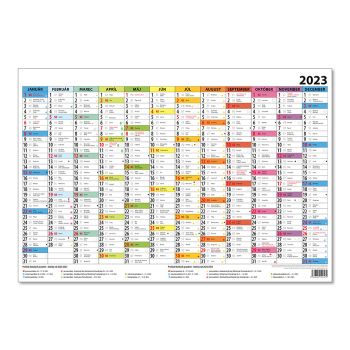 Plánovací kalendár farebný 2023