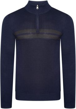 DARE2B Elite | Pletený svetr s 1/4 zipem nightfall navy/ebony grey L