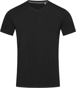 Stedman | Pánské tričko s výstřihem do V black opal L