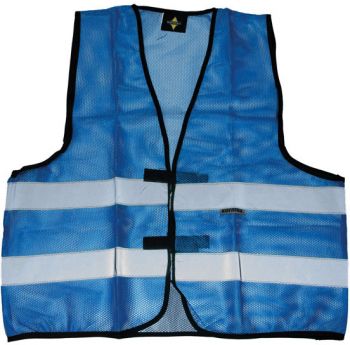 Korntex | Letní bezpečnostní síťovaná vesta blue 5XL