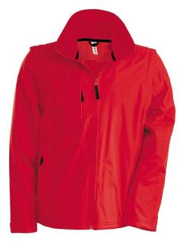 SCORE - DETACHABLE-SLEEVED BLOUSON JACKET Red/Black M