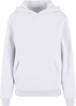 Build your Brand | Dámská oversize mikina s kapucí "Fluffy" white M