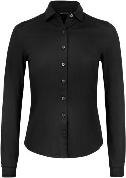 Cutter & Buck | Piqué halenka s dlouhým rukávem black XS