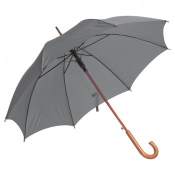 Dáždnik s dreveným držadlom Grey