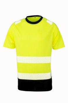 Result Recycled | Bezpečnostní tričko fluorescent yellow/black S/M