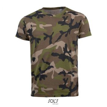 SOL'S CAMO MEN - ROUND COLLAR T-SHIRT Camo XL