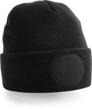 Beechfield | Čepice s kruhovou nášivkou black onesize