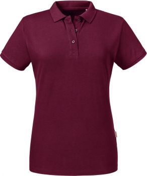 Russell | Dámské piqué polo z bio bavlny burgundy XS