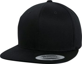 Flexfit | 6 panelová Snapback bio kšiltovka black onesize