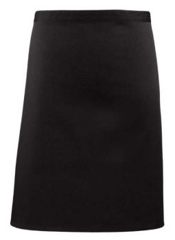 'COLOURS COLLECTION’ MID LENGTH APRON Black U