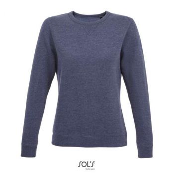 SOL'S SULLY WOMEN - ROUND-NECK SWEATSHIRT Heather Denim S