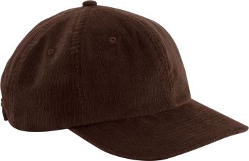 Beechfield | 6 panelová kšiltovka "Heritage Cord Cap" brown onesize