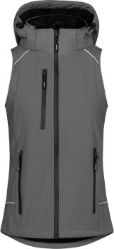 Promodoro | Dámská 2-vrstvá softshellová vesta steel grey L