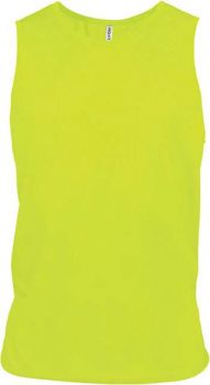 MULTI-SPORTS LIGHT MESH BIB Fluorescent Yellow L/XL