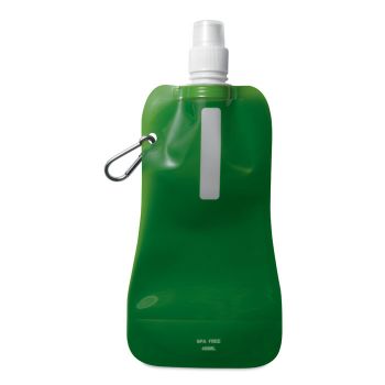 GATES Skládací láhev na vodu transparent green
