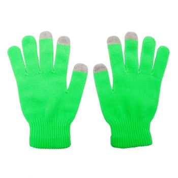 TOUCH CONTROL rukavice pro dotykové obrazovky, zelená