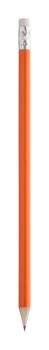 Godiva ceruzka s gumou orange , white