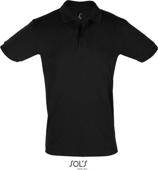 SOL'S | Pánské piqué polo black M